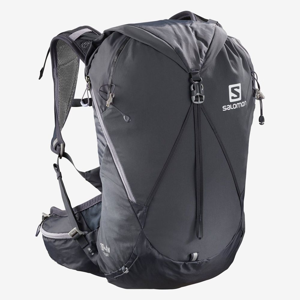 Salomon Israel OUT DAY 20+4 - Womens Backpacks - Gray (VAZW-12904)